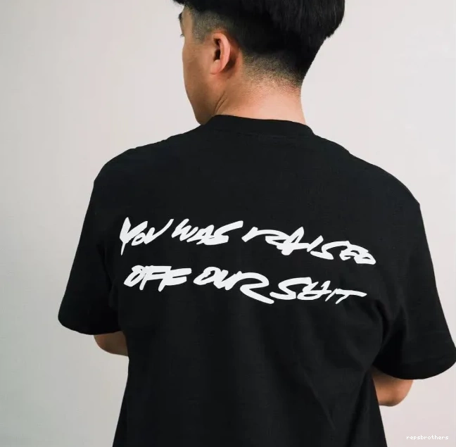 S and XL Tee Logo Futura Box 24SS L M Black White 0815
